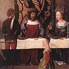 Hans Memling Canvas Paintings - St John Altarpiece [detail 5, left wing]
